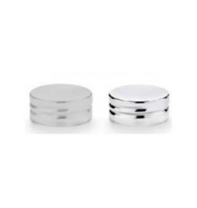 Tapa Ali Metalica Plata Brillo